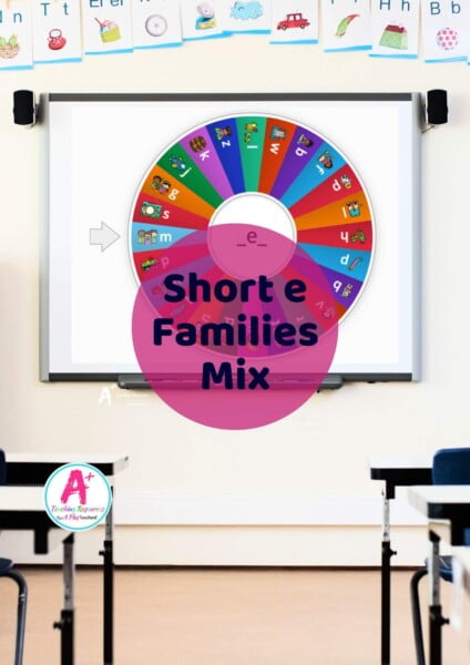 Short E Families Interactive Whiteboard Game