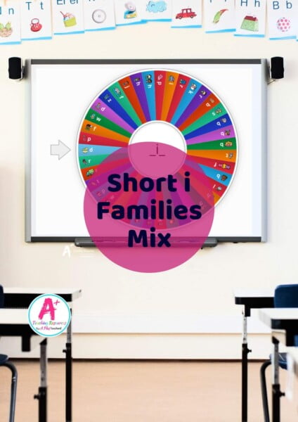 Short i Families Interactive Whiteboard Game