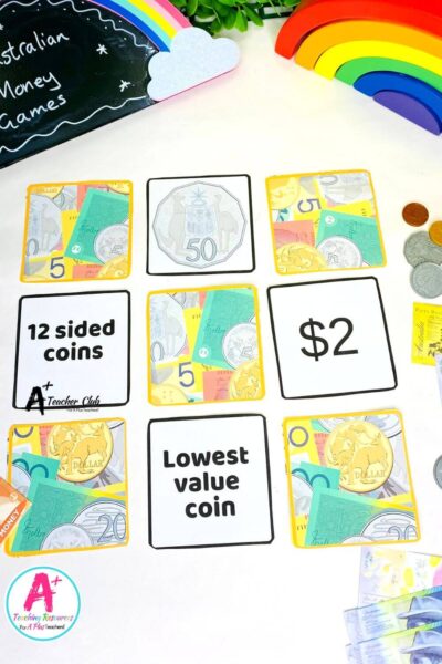 Australian Money - Matching Cards - Coins