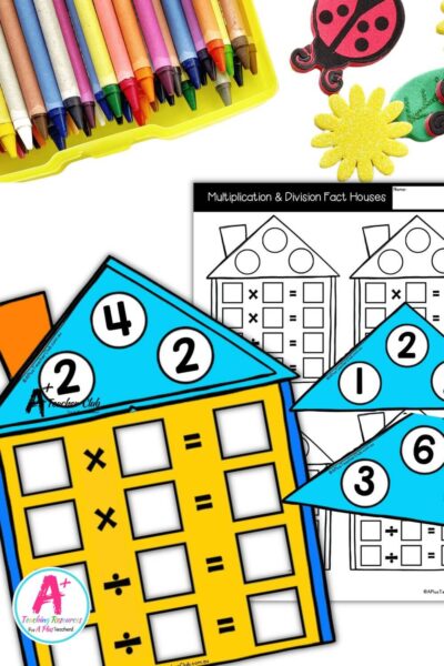Fact Fluency - Multiplication & Division - Fact House Puzzles