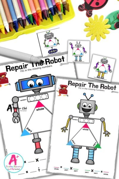 Fact Fluency - Multiplication & Division - Robot