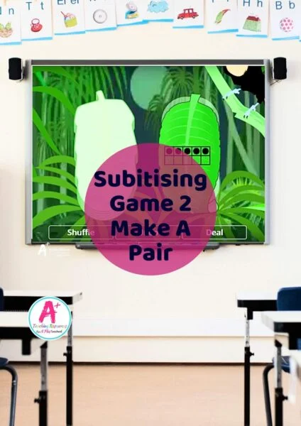 Ten frames Subitizing Flashcards 1-6