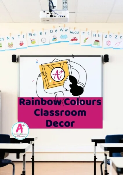 Watercolour Rainbow Classroom Decor