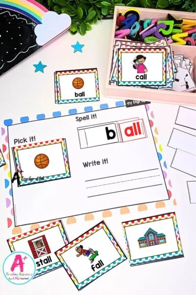 all Vowel Digraph Activities Word Builder