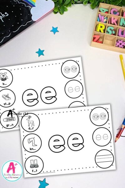 ee Vowel Digraph Activities Write It Mats