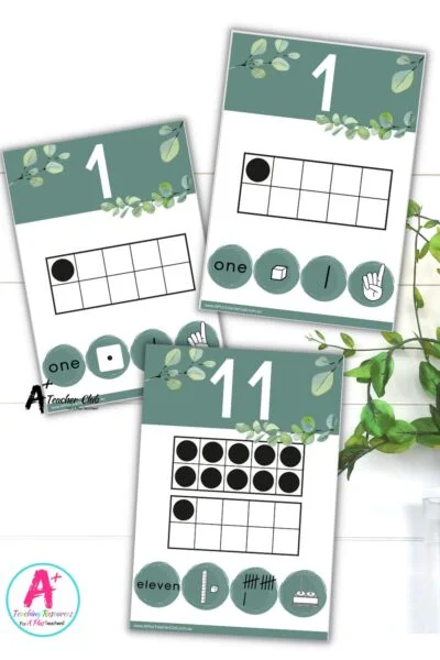 Eucalyptus Decor Maths Number Sense 0-30 Posters