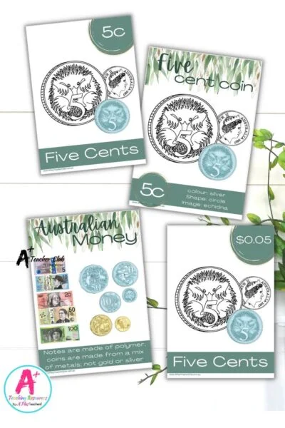 Eucalyptus Decor Maths Money Posters