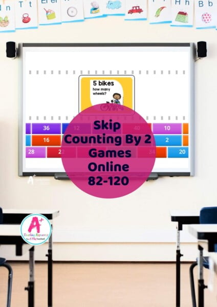 Skip Counting By 2 Interactive Games (82-120)