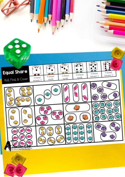 Sandcastle Roll & Cover Equal Share Games