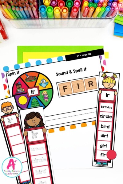 R Controlled Vowels - ir Spin & Spell