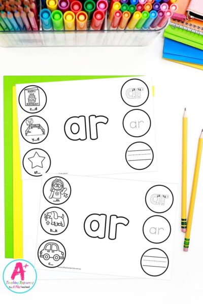 R Controlled Vowels - ar Write it Mats