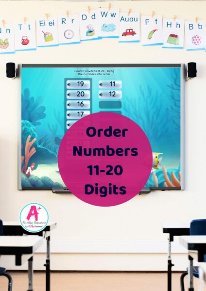 Number Order 11-20 Online Math Game