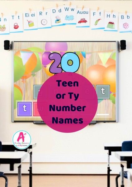 Teen or Ty Number Names Digital Maths Games