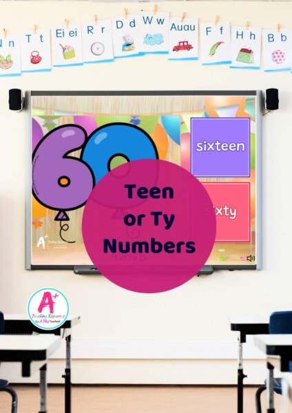 Teen or Ty Numbers Digital Maths Games