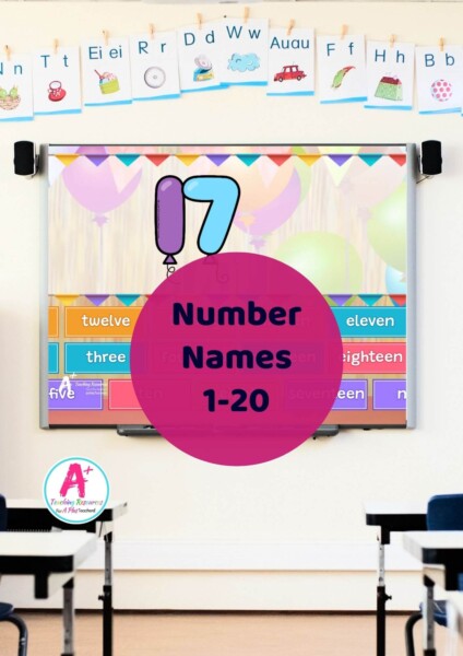 Number Names 0-20 Digital Maths Game