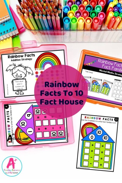 Rainbow Facts Addition & Subtraction Houses (10)