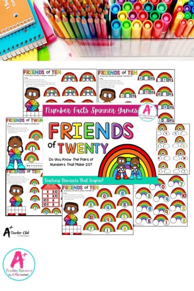 Rainbow Facts & Friends of 20 Spinner Games