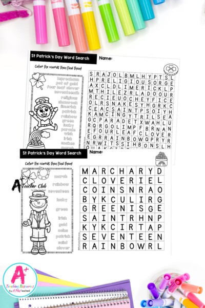 St Patricks Day Word Search
