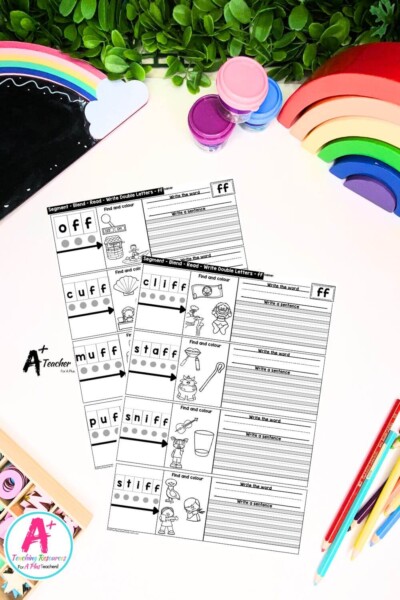 Double Consonant Worksheets - ff