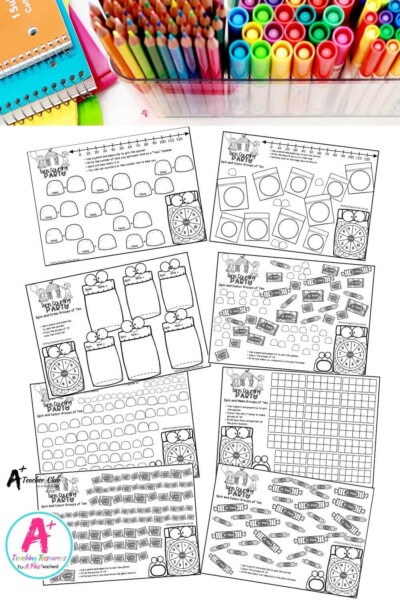 Mental Maths Activities Partitioning - Tens & Ones To 100 Spinner Game WORKSHEETS