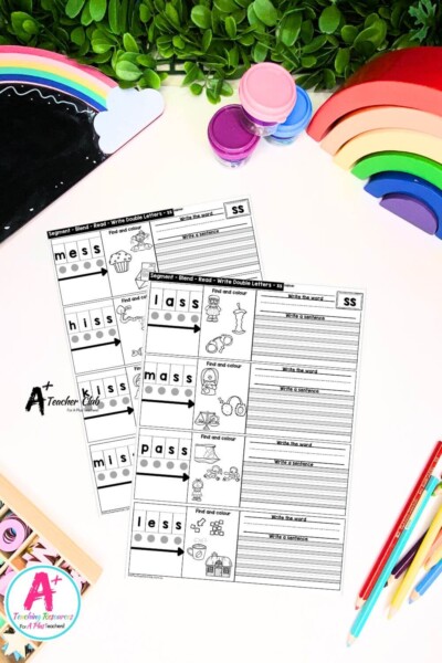 Double Consonant Worksheets - ss