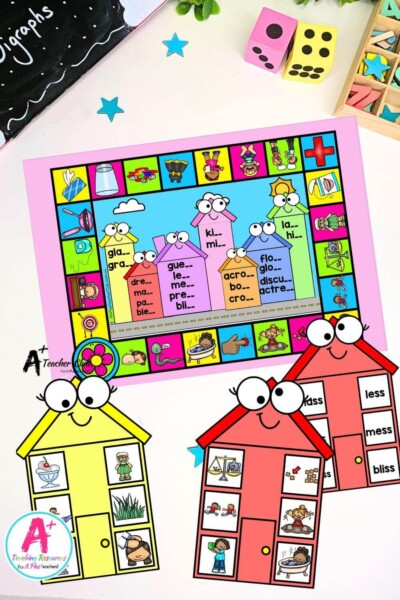 Double Consonant Board Game - ss