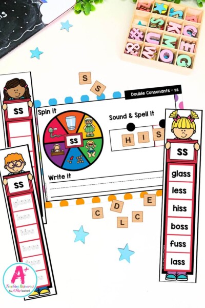 Double Consonant Spin & Spell - ss