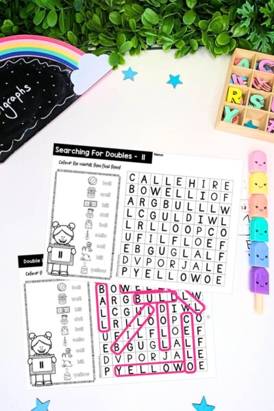 Double Consonant Word Search - ll