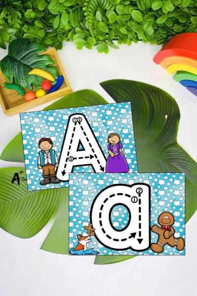Tracing Alphabet Aa-Zz Mats - Fairy Tales