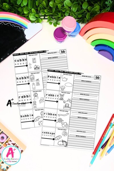 Double Consonant WORKSHEETS - bb