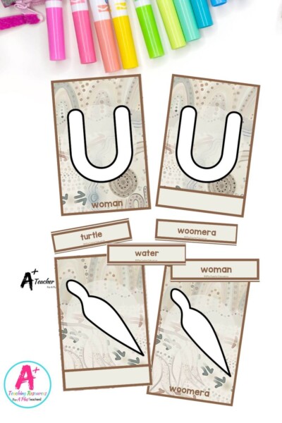 NAIDOC Week Indigenous Australians’ Symbols Flash Cards Matching Game