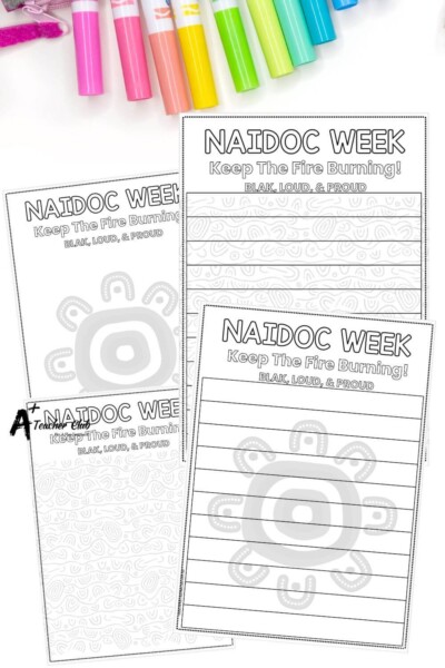 NAIDOC Week Blank Writing Paper