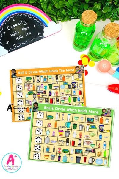 Non Standard Capacity Dice Games - Compare Everyday Objects