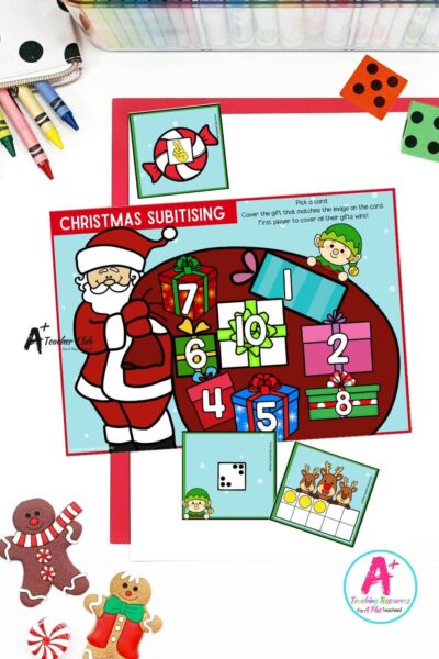 Christmas Number Sense Bingo 0-12 – Subitising