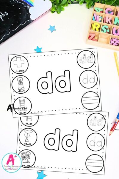 Double Consonant Writing Mats - dd