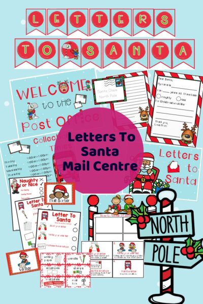 North Pole Dramatic Play Set – Letters To Santa