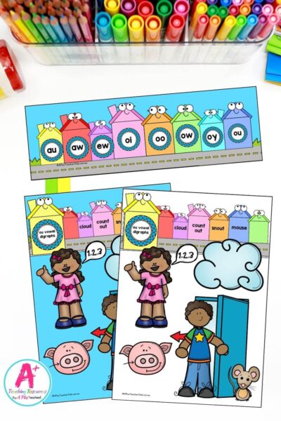 ou Vowel Digraph Activities Posters