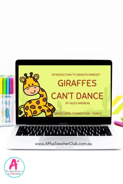 Back To School Growth Mindset Giraffes Can't Dance Powerpoint