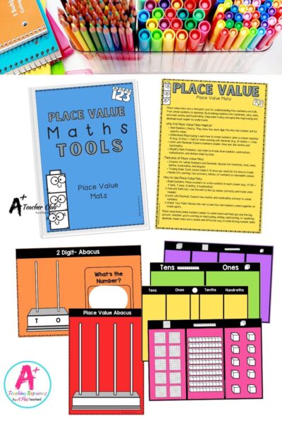 Math Tools Kits A4 Binder – Place Value Mats