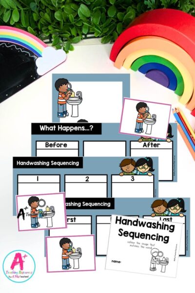 3-Step Sequencing Everyday Events - Washing Hands