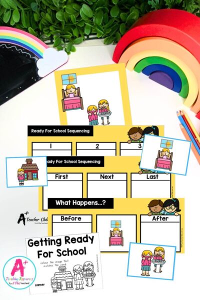 3-Step Sequencing Everyday Events - Ready For School