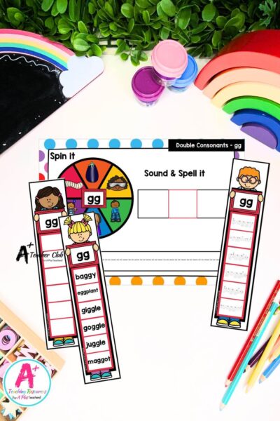 Double Consonant Spin & Spell - gg