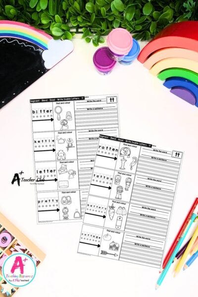 Double Consonant WORKSHEETS – tt