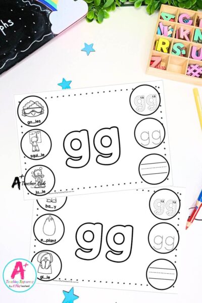 Double Consonant Writing Mats - gg