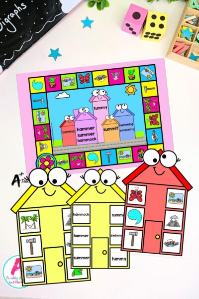 Double Consonant Board Game - mm