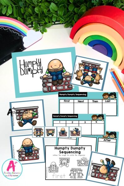 4 Step Sequencing Nursery Rhymes – Humpty Dumpty