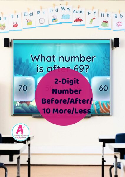 2-Digit Number Sense Interactive Whiteboard Game