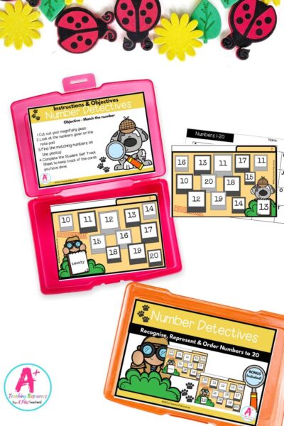 Numbers to 20 Task Cards – Number Detectives – Set 2