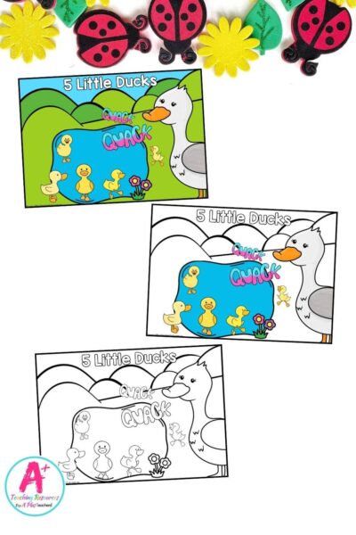 Counting Nursery Rhymes Little Reader – 5 Little Ducks