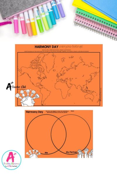 Harmony Day/Week - Venn Diagram